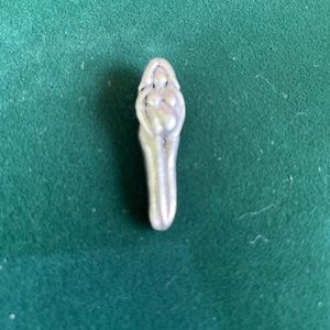 UNIQUE VINTAGE PEWTER PREGNANT WOMAN PENDANT FOR NECKLACE